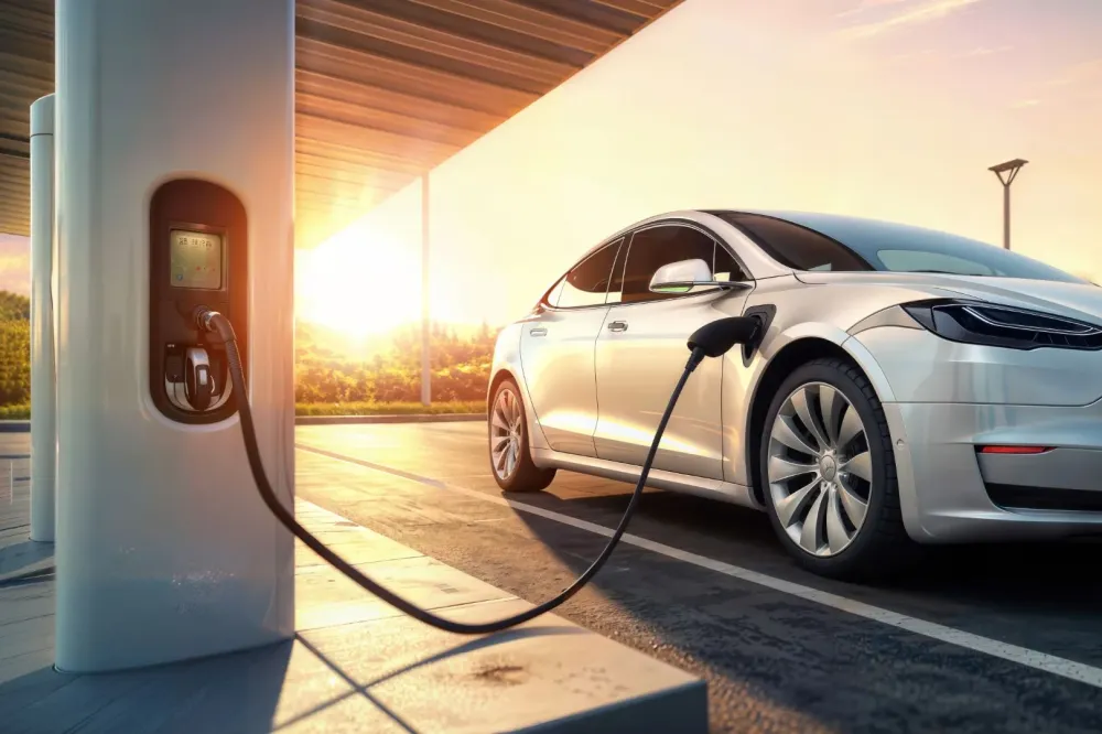 Borne de recharge connecte