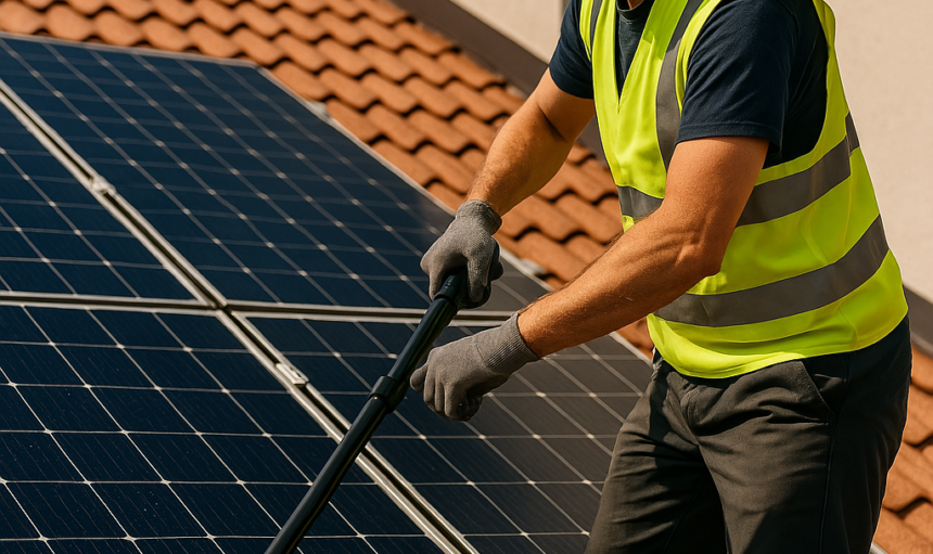nettoyage panneau solaire